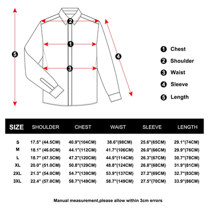 DiBanGu Mens Christmas Dress Shirts,Casual Xmas Long Sleeve Button Down Shirt for Men Holiday Festive Shirt Vacation Party